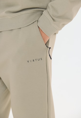 Virtus Loose fit Workout Pants 'Taro V2' in Beige
