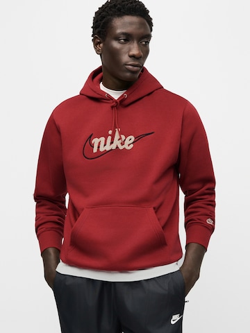 Nike Sportswear Sweatshirt 'CLUB' i röd