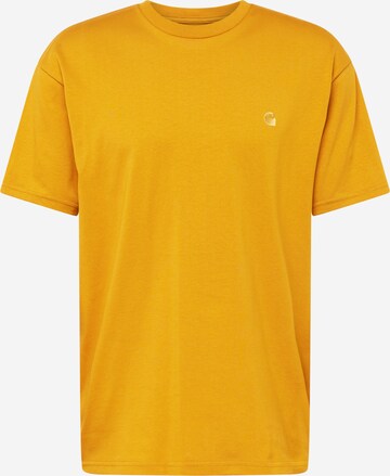 Carhartt WIP - Camisa 'Chase' em amarelo: frente