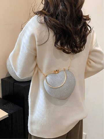 Tomshop24-7 Clutch 'Bella Herz'‌ in Silber