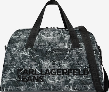 KARL LAGERFELD JEANS Viikonloppulaukku värissä harmaa: etupuoli