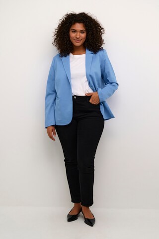 KAFFE CURVE Blazer 'Jenna' i blå