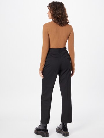 Samsøe Samsøe Regular Pleat-Front Pants 'ROBYNA' in Black