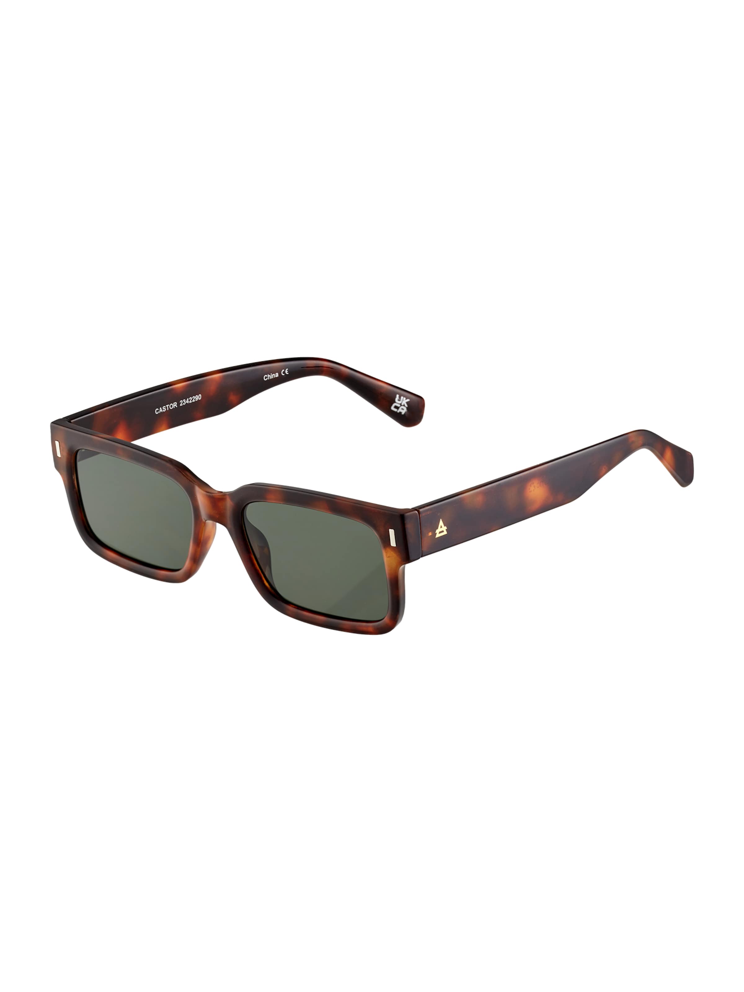 Occhiali da sole 'CASTOR' di Aire in marrone: frontale