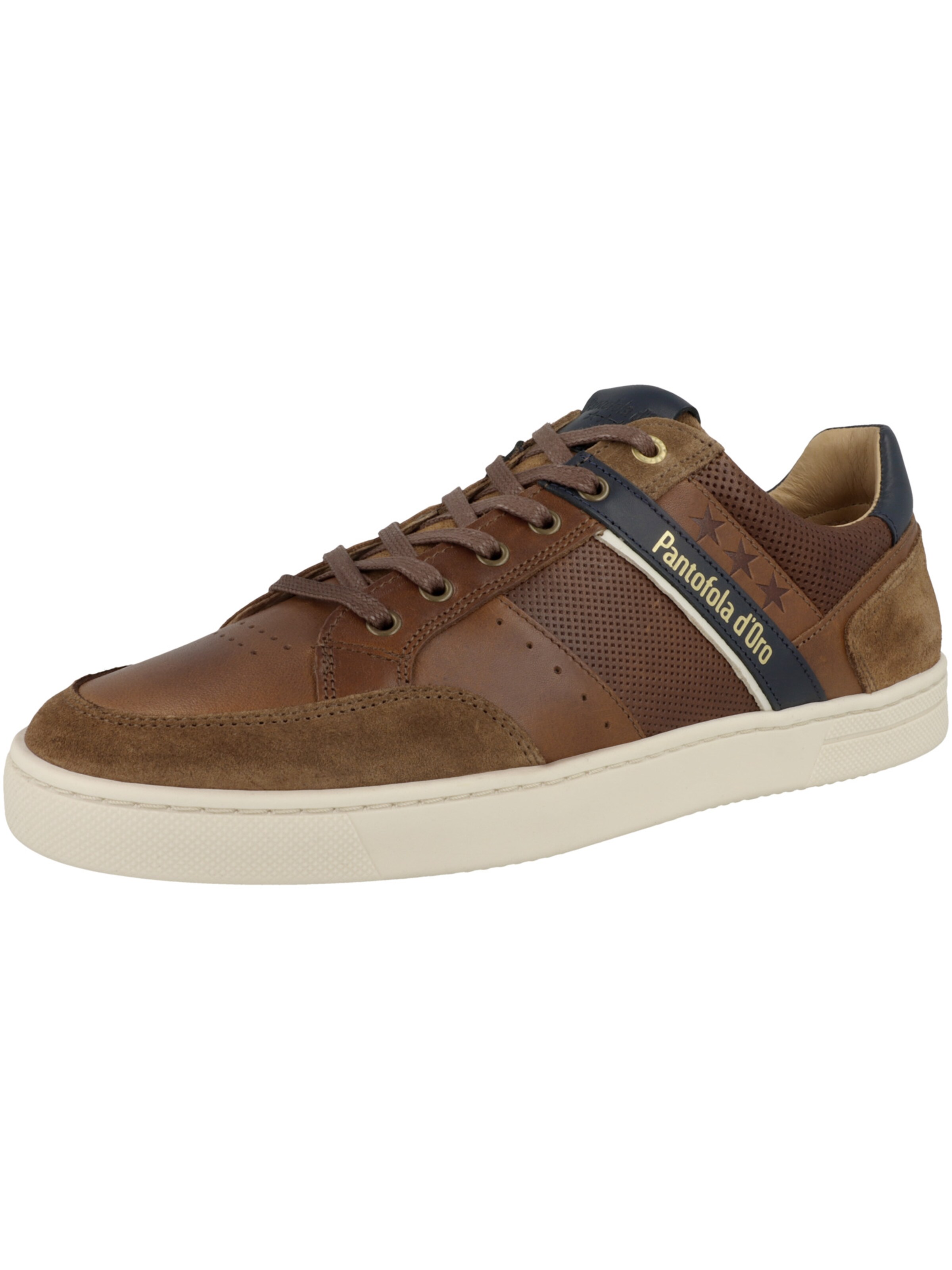 PANTOFOLA D'ORO Sneakers laag 'Vicenza' in Bruin: voorkant