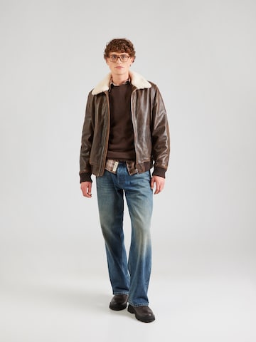 TIMBERLAND Regular fit Πουλόβερ σε καφέ
