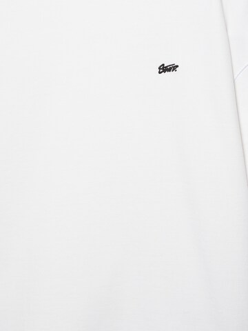 Pull&Bear T-Shirt 'STWD' in Weiß