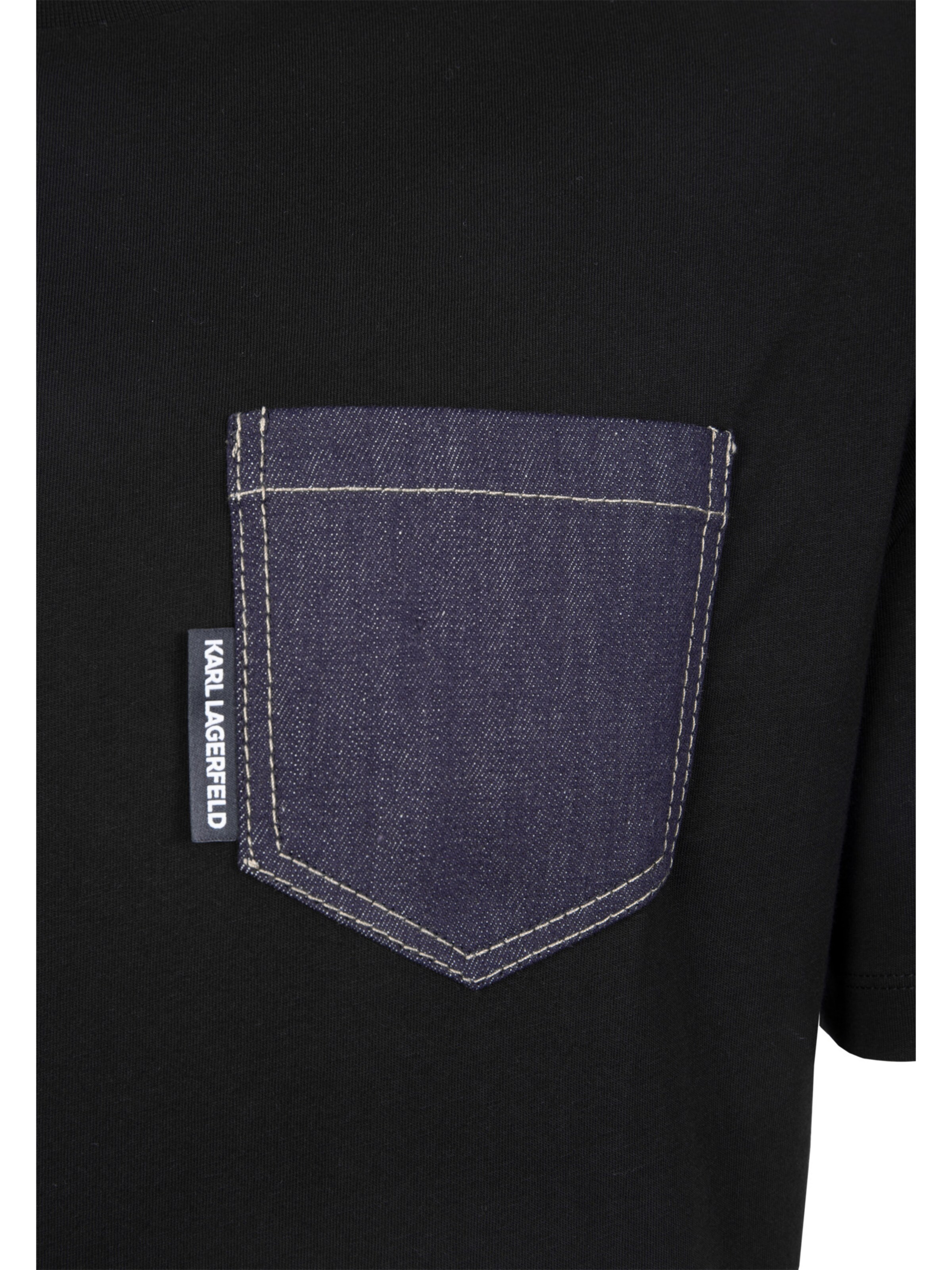 Maglietta '755140' di Karl Lagerfeld in nero