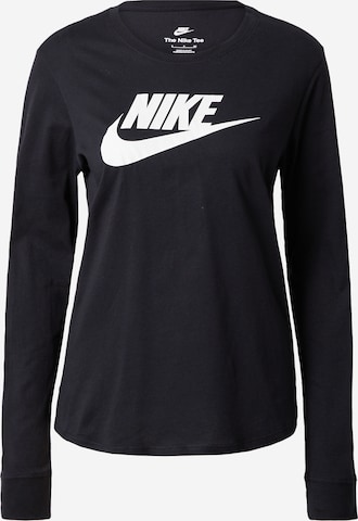 Nike Sportswear Тениска в черно: отпред