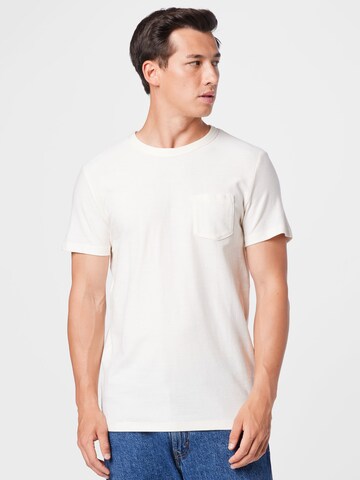 TOM TAILOR DENIM T-Shirt in Beige: predná strana