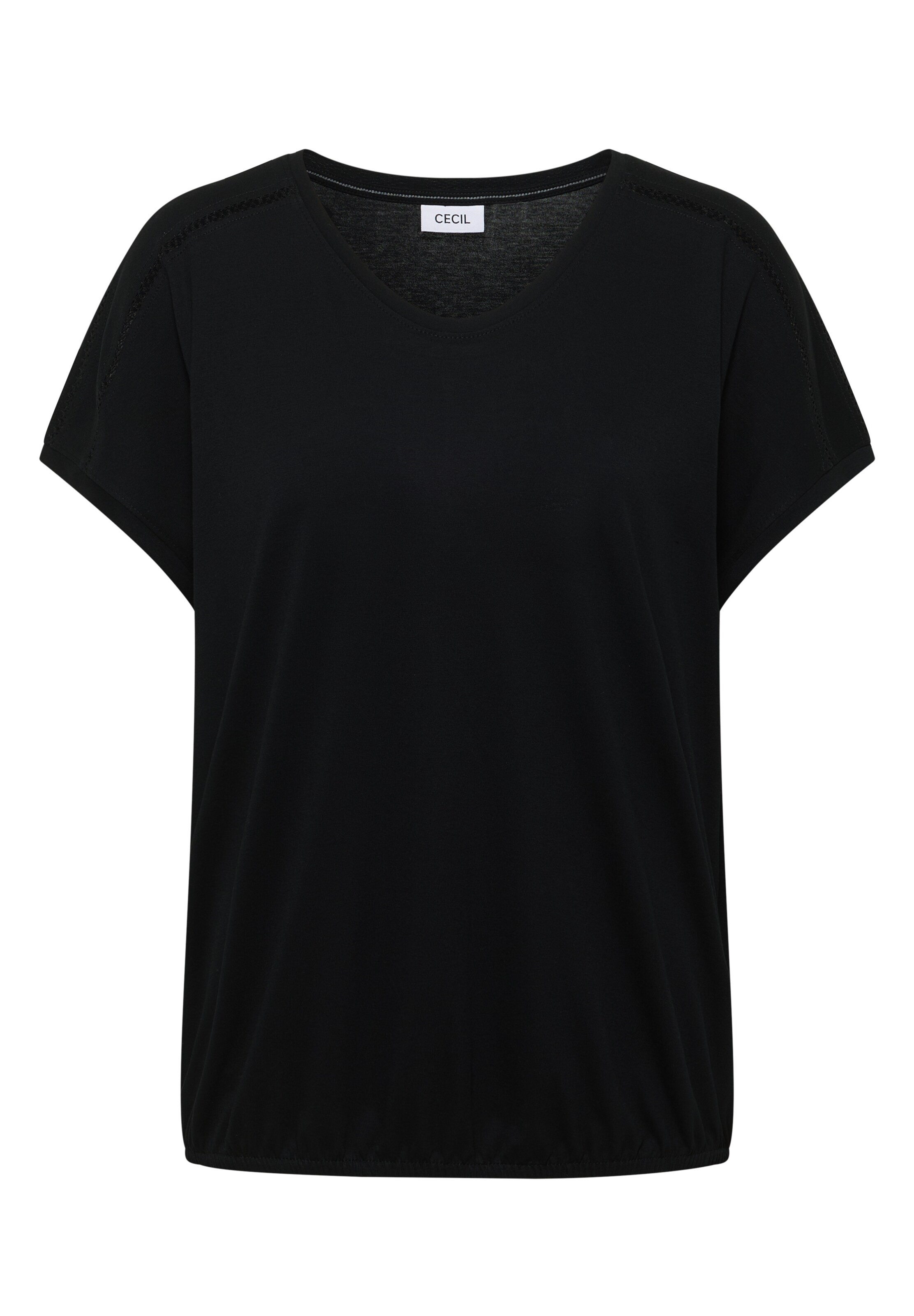 CECIL T-Shirt in Schwarz: Vorderseite