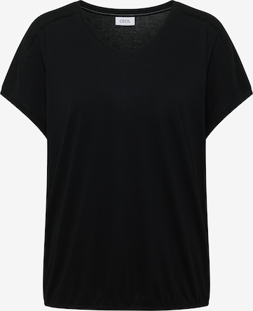 CECIL T-Shirt in Schwarz: Vorderseite