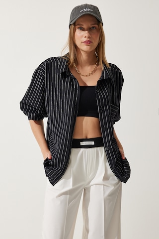 Chemisier Happiness İstanbul en noir : devant