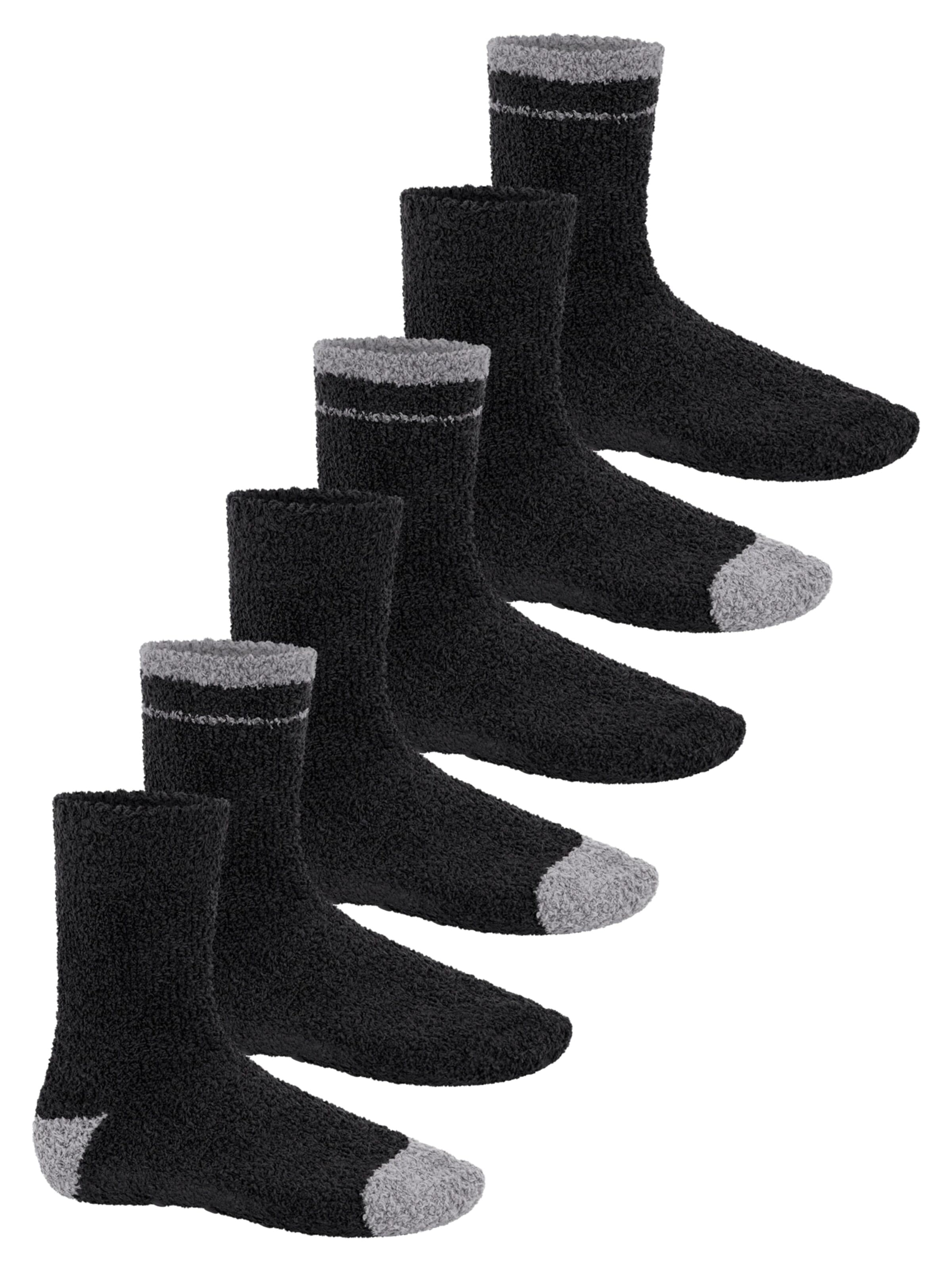 footstar Socken 'EVERYDAY! Cozy'‌‌‌‌ in Schwarz: Vorderseite
