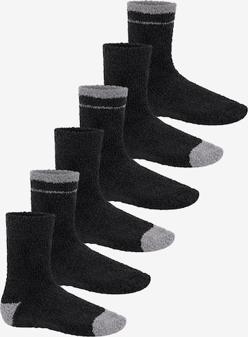 footstar Socken 'EVERYDAY! Cozy' in Schwarz: Vorderseite