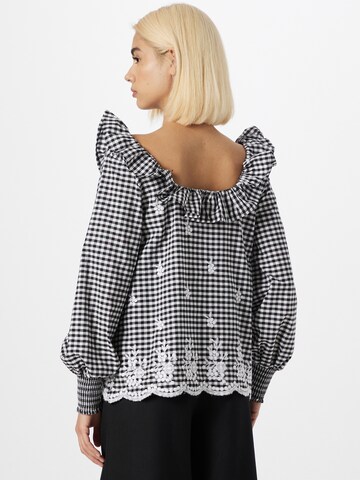 Dorothy Perkins Bluse in Schwarz