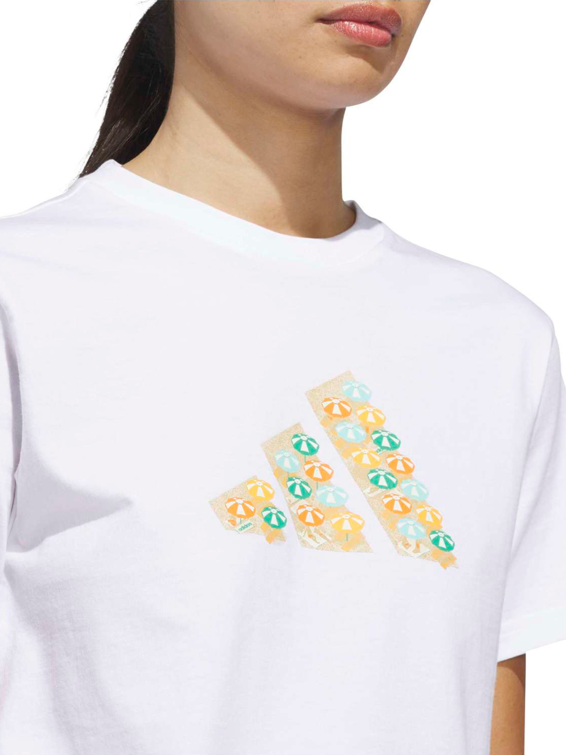 T-shirt fonctionnel 'DESTIADI' ADIDAS SPORTSWEAR en blanc