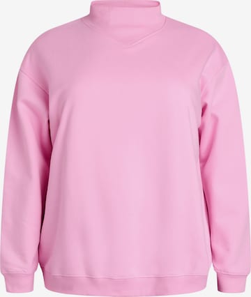 rožinė Zizzi Megztinis be užsegimo 'MRIKKE': priekis