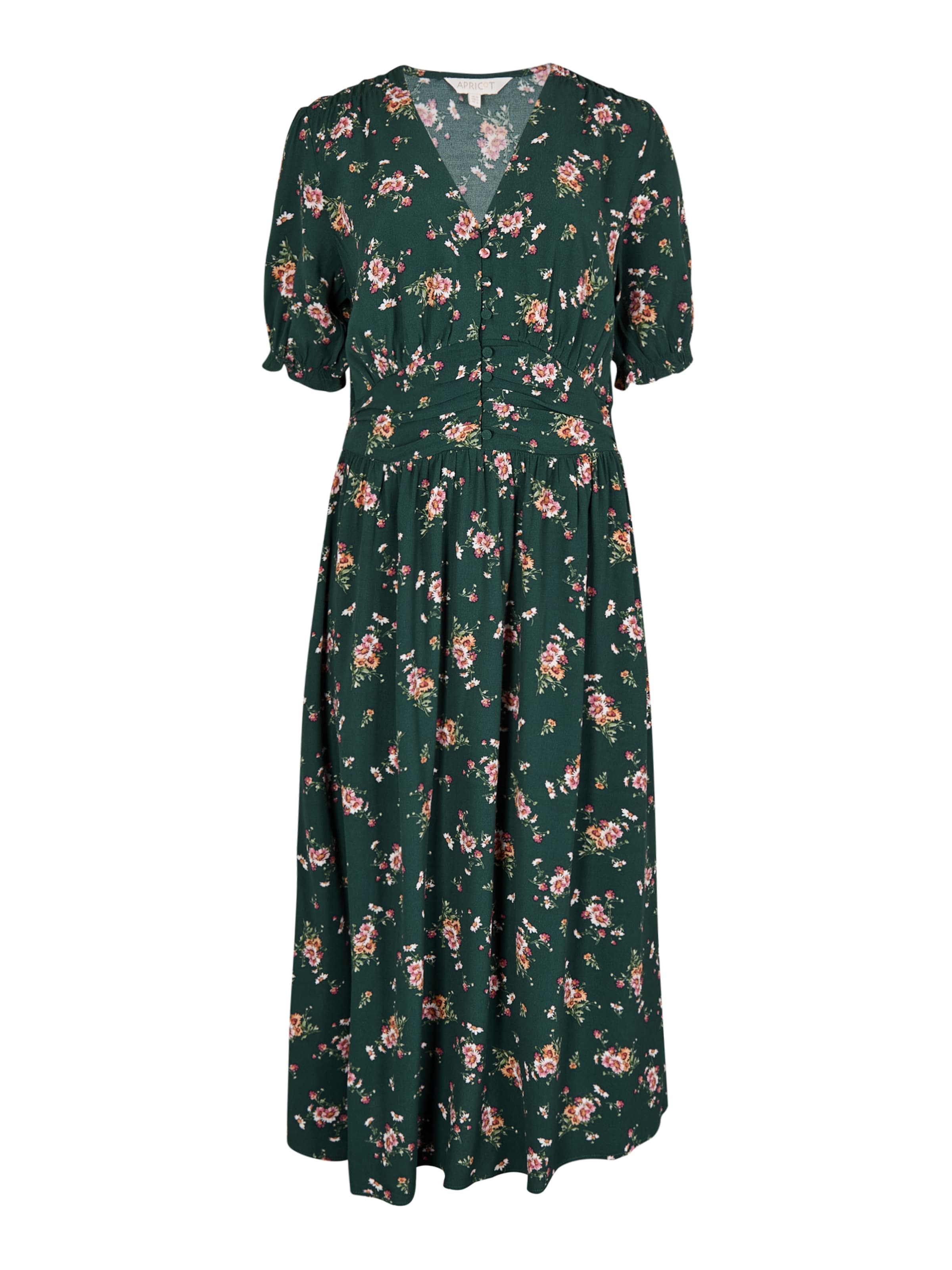 Robe Apricot en vert : devant