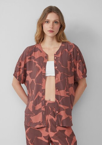 QS Bluse in Orange: Vorderseite