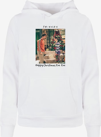 ABSOLUTE CULT Sweatshirt 'Friends - Happy Christmas Eve Eve' in White: front