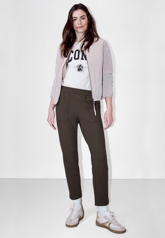 Street One Studio Tapered Pants in Brown