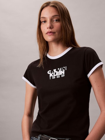 Calvin Klein Jeans Shirt '1968' in Zwart