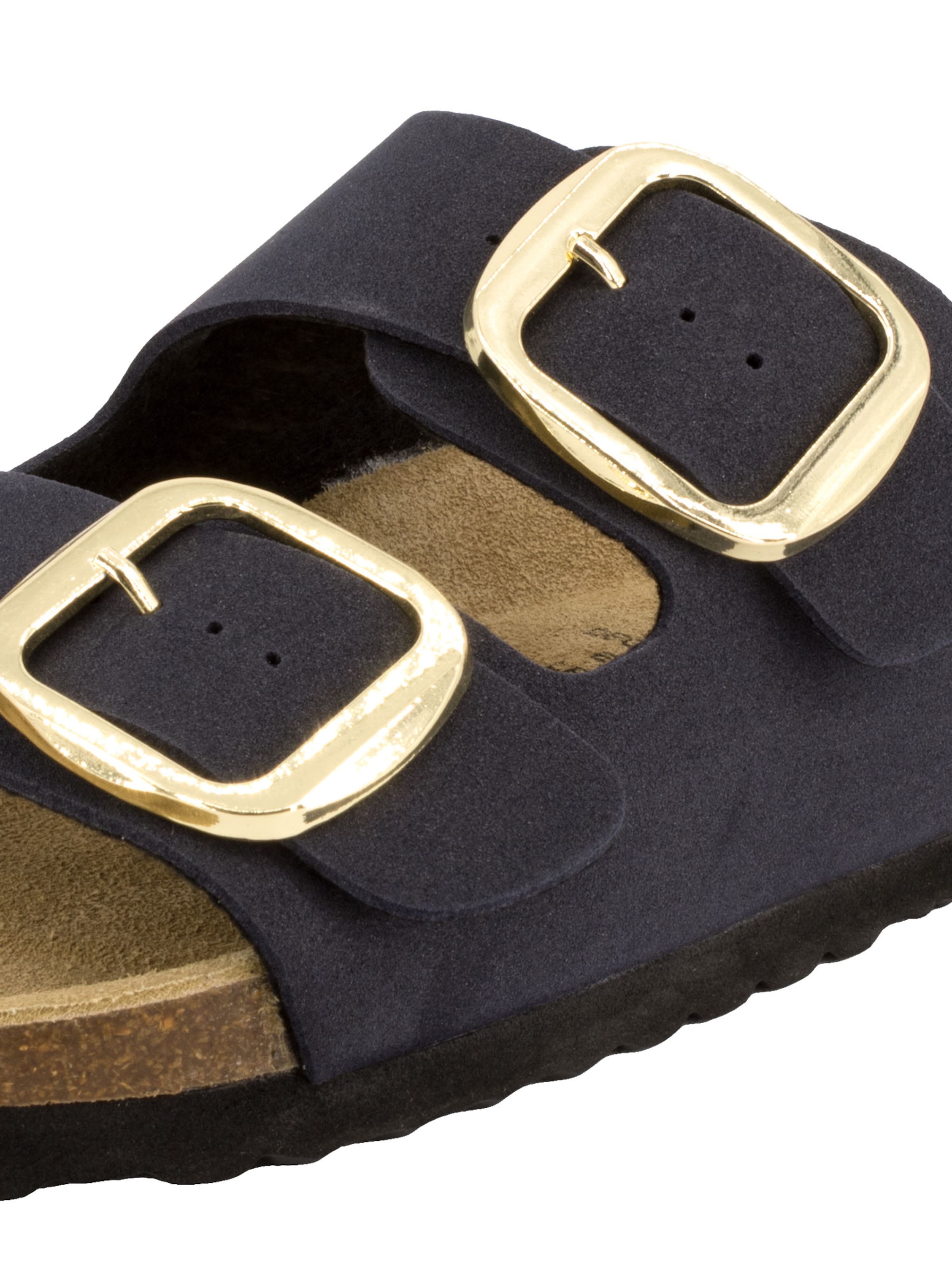 SUPERSOFT by Indigo Pantolette 'Classic' in Blau