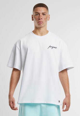 Pequs T-Shirt in Weiß: Vorderseite