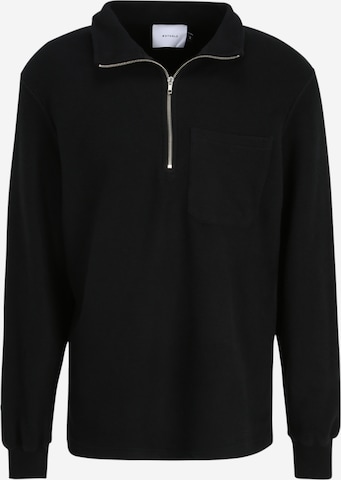 Sweat-shirt Rotholz en noir : devant