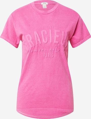 Maglietta 'GRACIEUX' di River Island in rosa: frontale