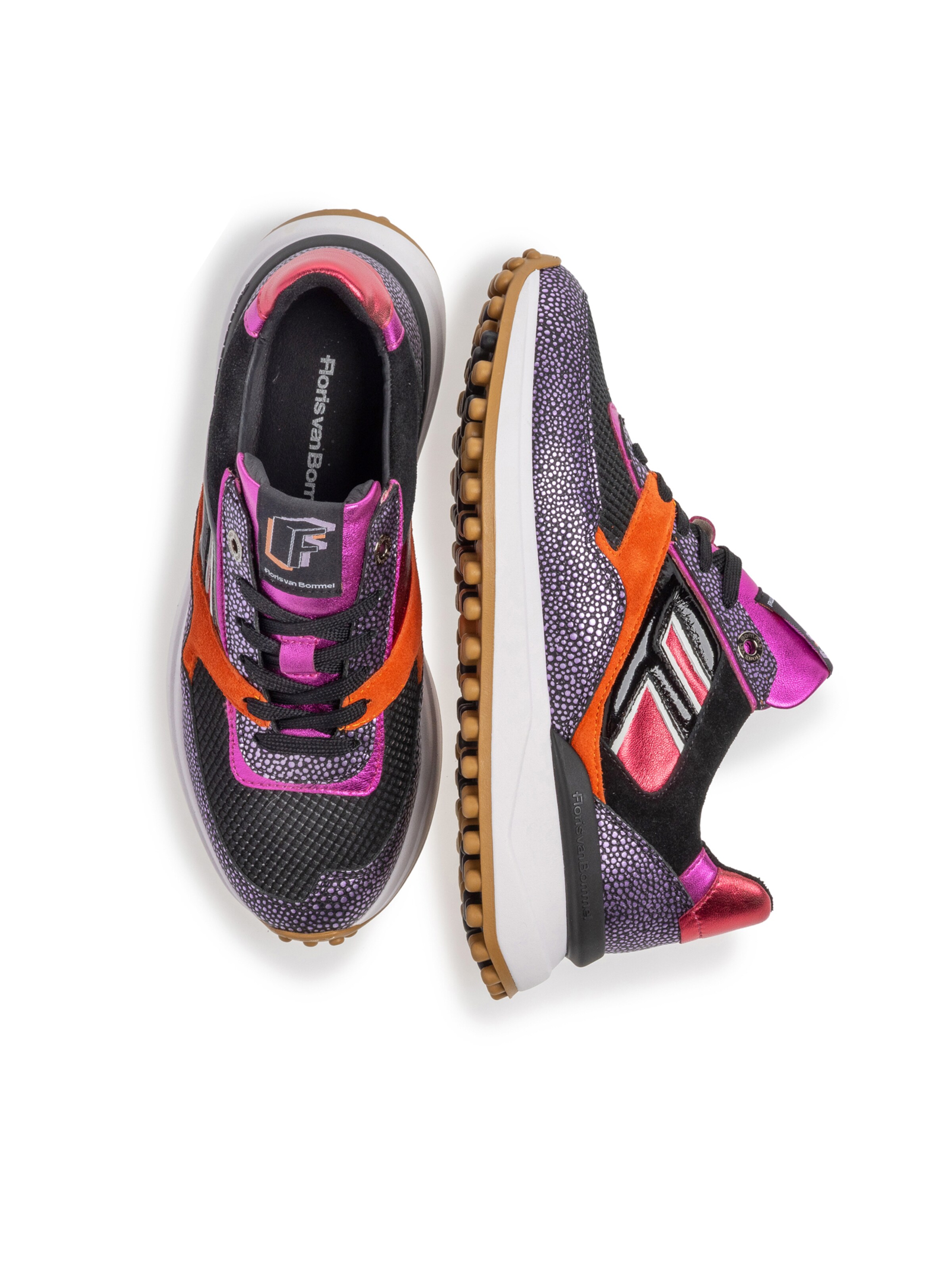 Floris van Bommel Sneakers laag 'Noppi 36' in Lila