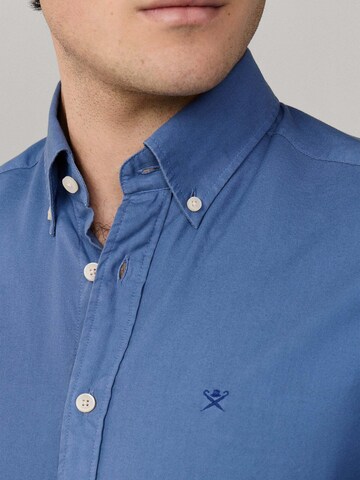 Hackett London Regular fit Overhemd in Blauw