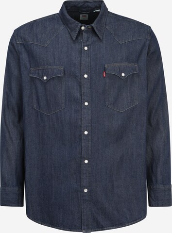 Levi's® Big & Tall Shirt 'Barstow Western' in Blau: predná strana