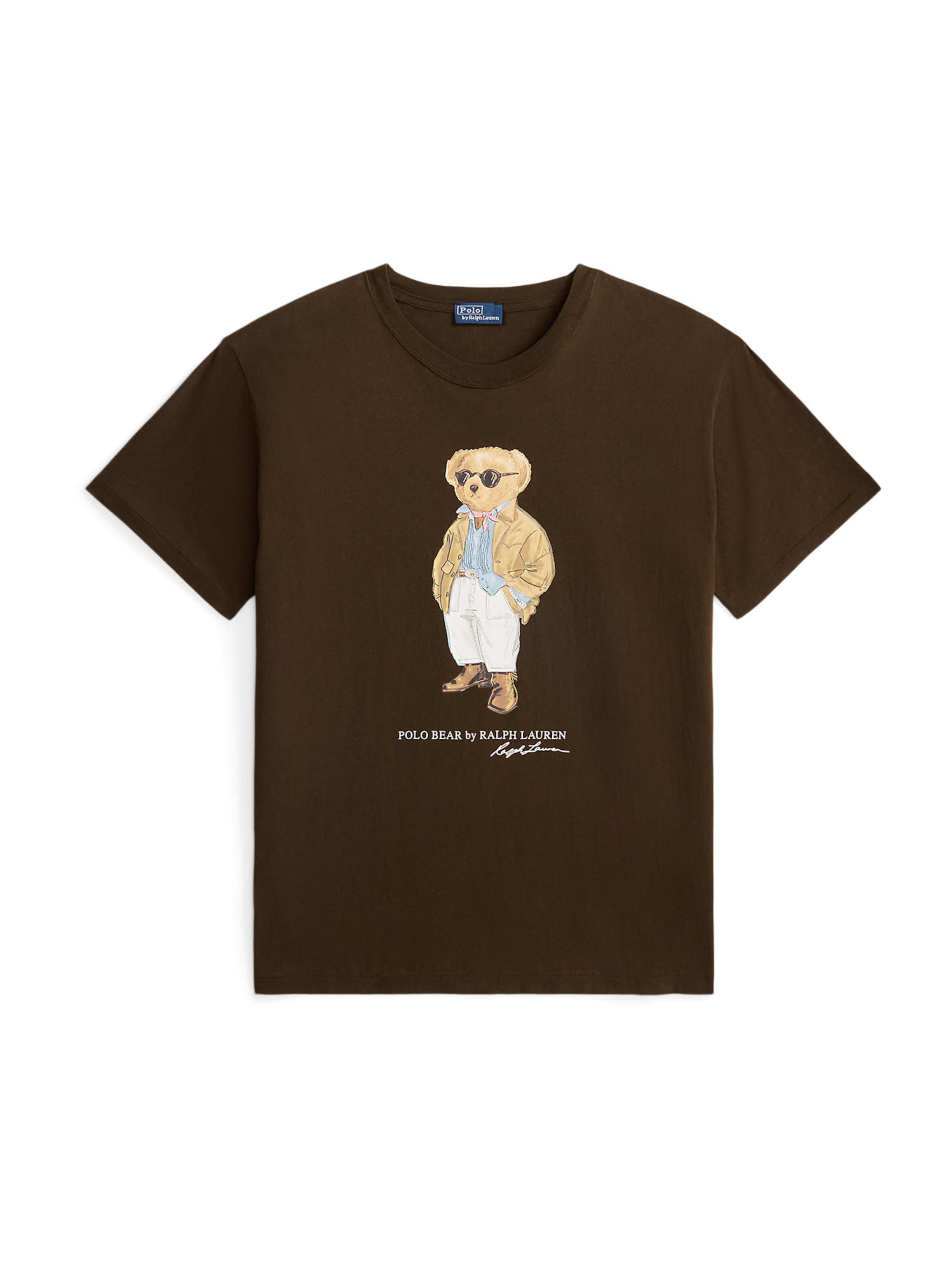 Maglietta di Polo Ralph Lauren in marrone: frontale