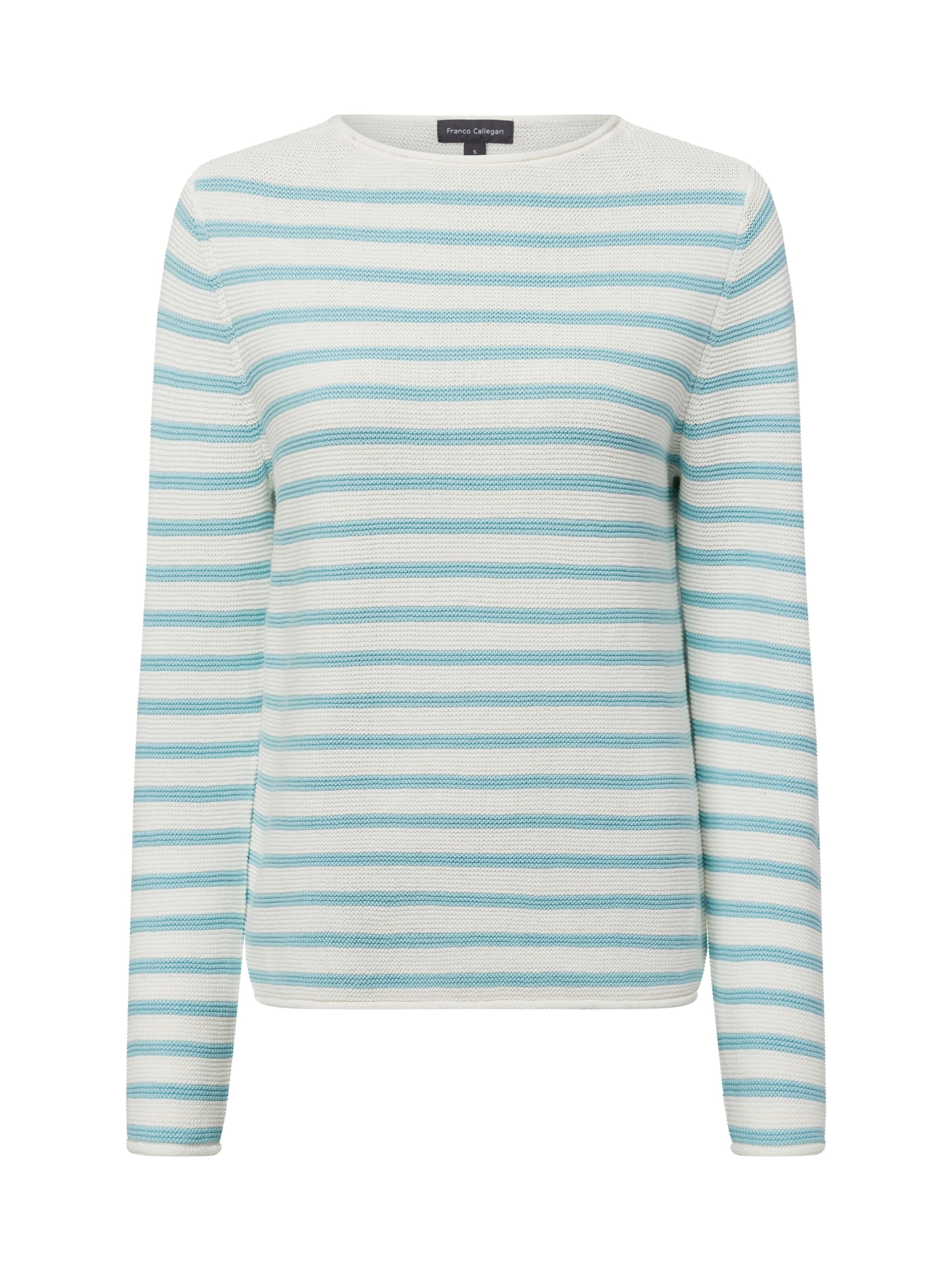 Franco Callegari Strickpullover ' ' in Weiß: Vorderseite