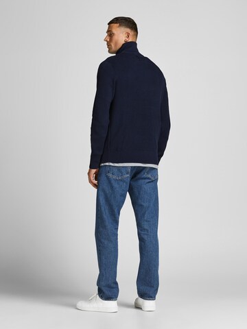 JACK & JONES Sweater 'Blaperfect' in Blue