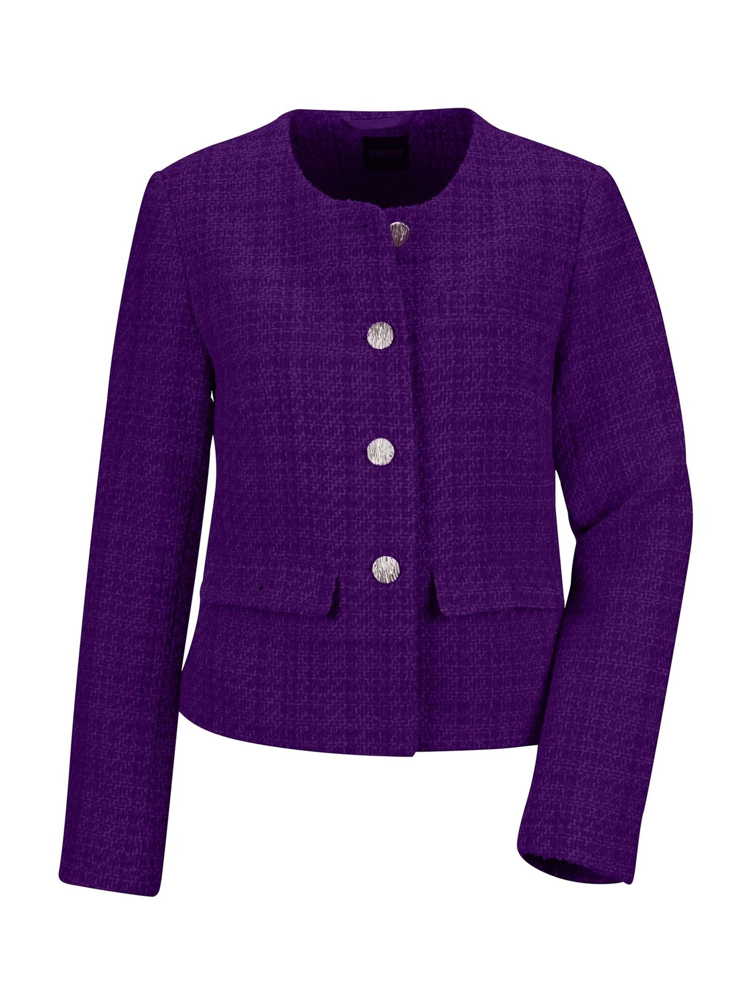 Blazer MADELEINE en violet : devant