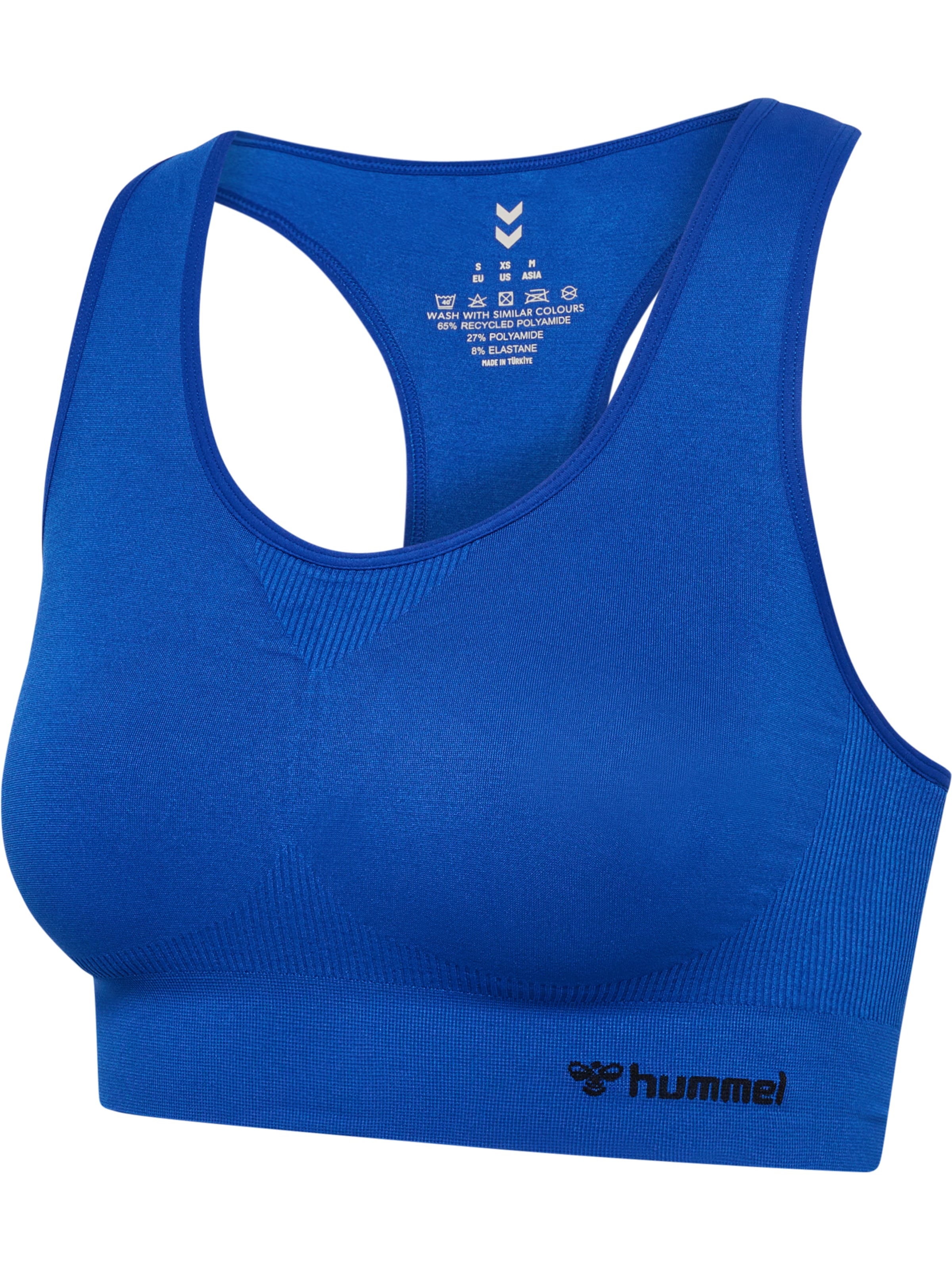 Hummel Bustier Sport bh 'Tif' in Blauw