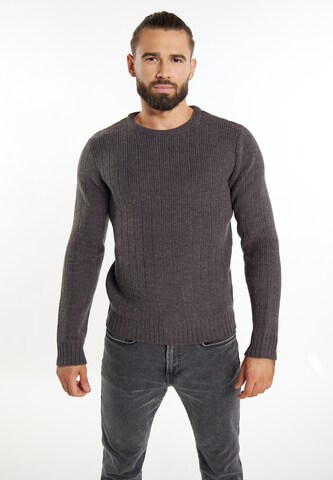 DreiMaster Vintage Pullover in Grau: predná strana