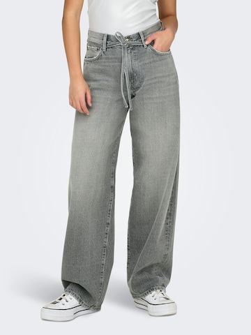 ONLY Baggy Jeans 'Gianna' in Grey: front