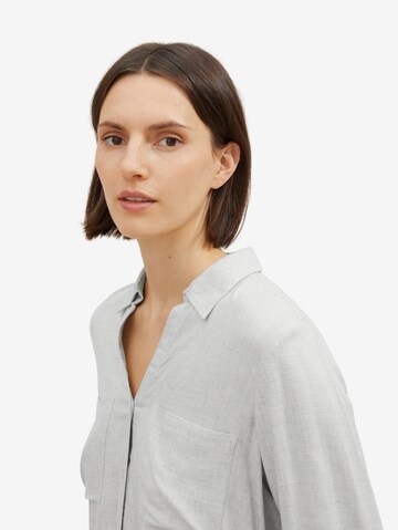 TOM TAILOR Blouse in Grey