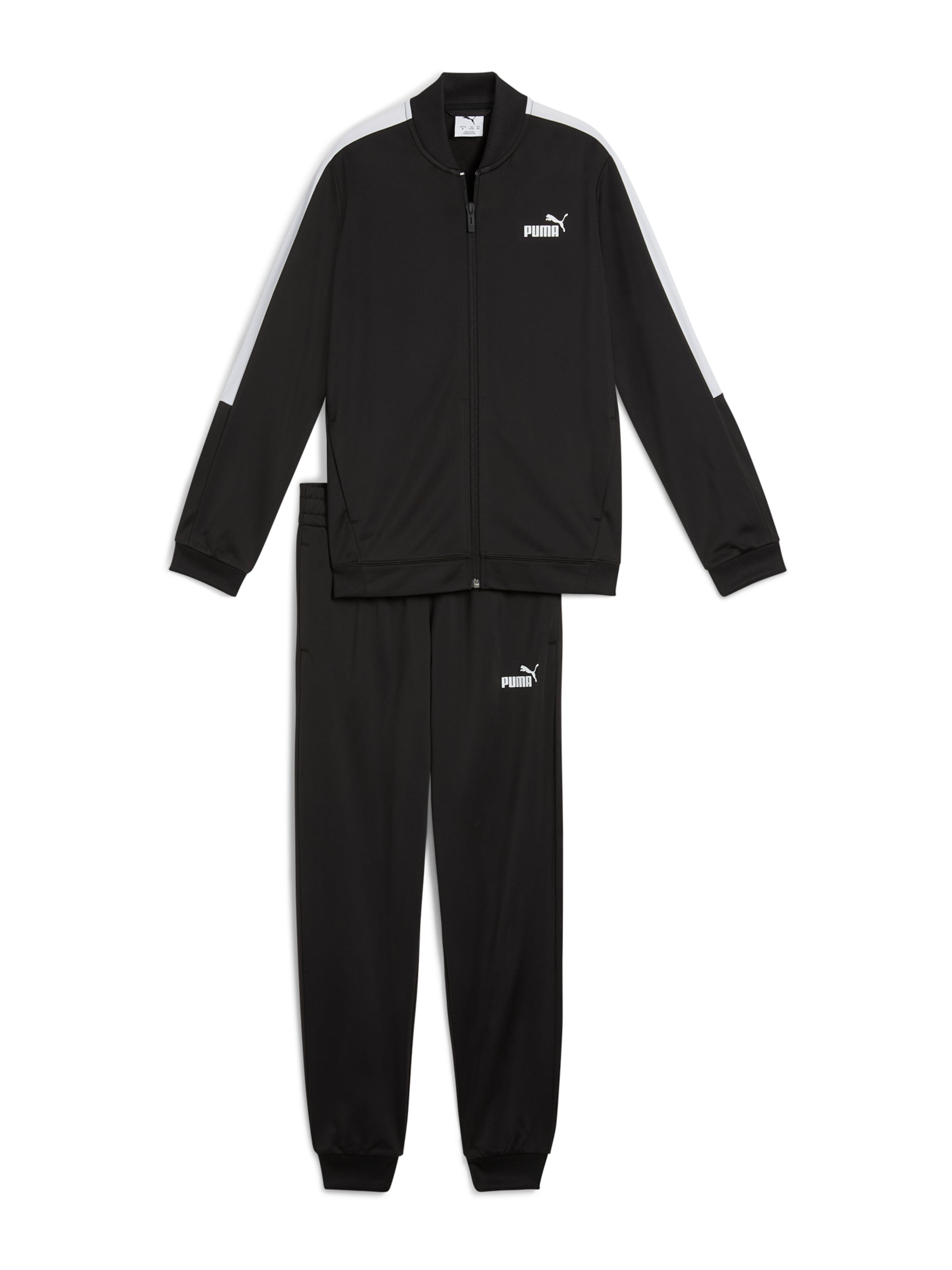 PUMA Облекло за бягане в черно: отпред