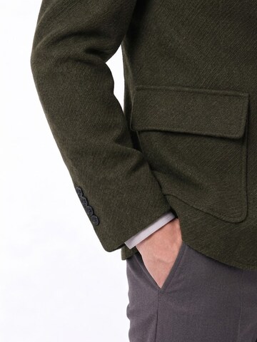 ALLTHEMEN Regular fit Suit Jacket 'Morgenglut' in Green