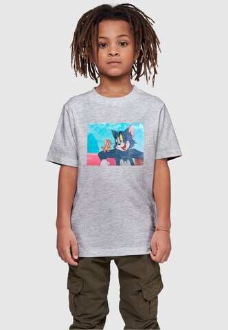 T-Shirt 'Tom and Jerry' ABSOLUTE CULT en gris : devant