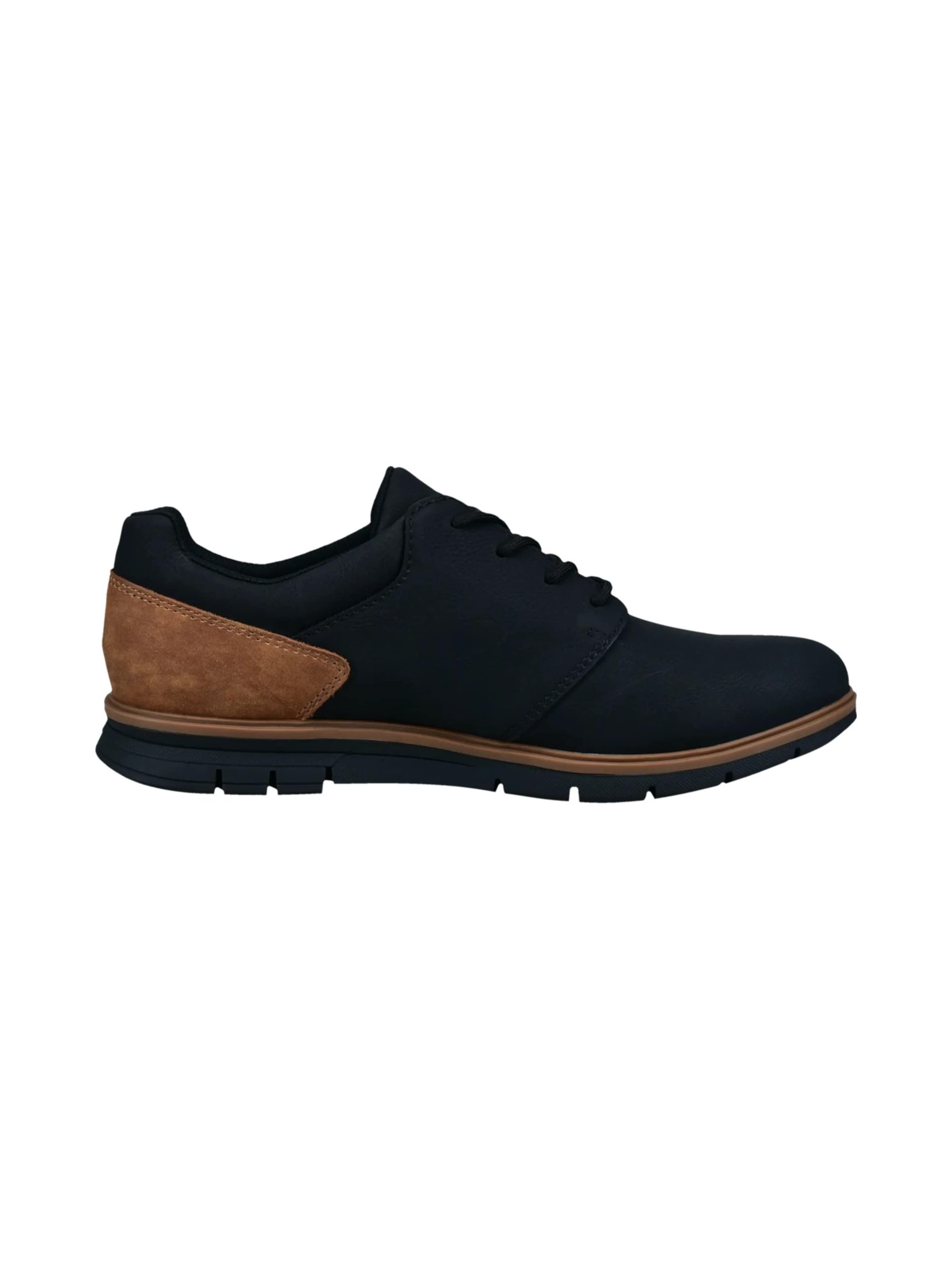Chaussure de sport à lacets bugatti en noir