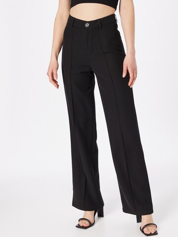 évasé Pantalon Nasty Gal en noir : devant