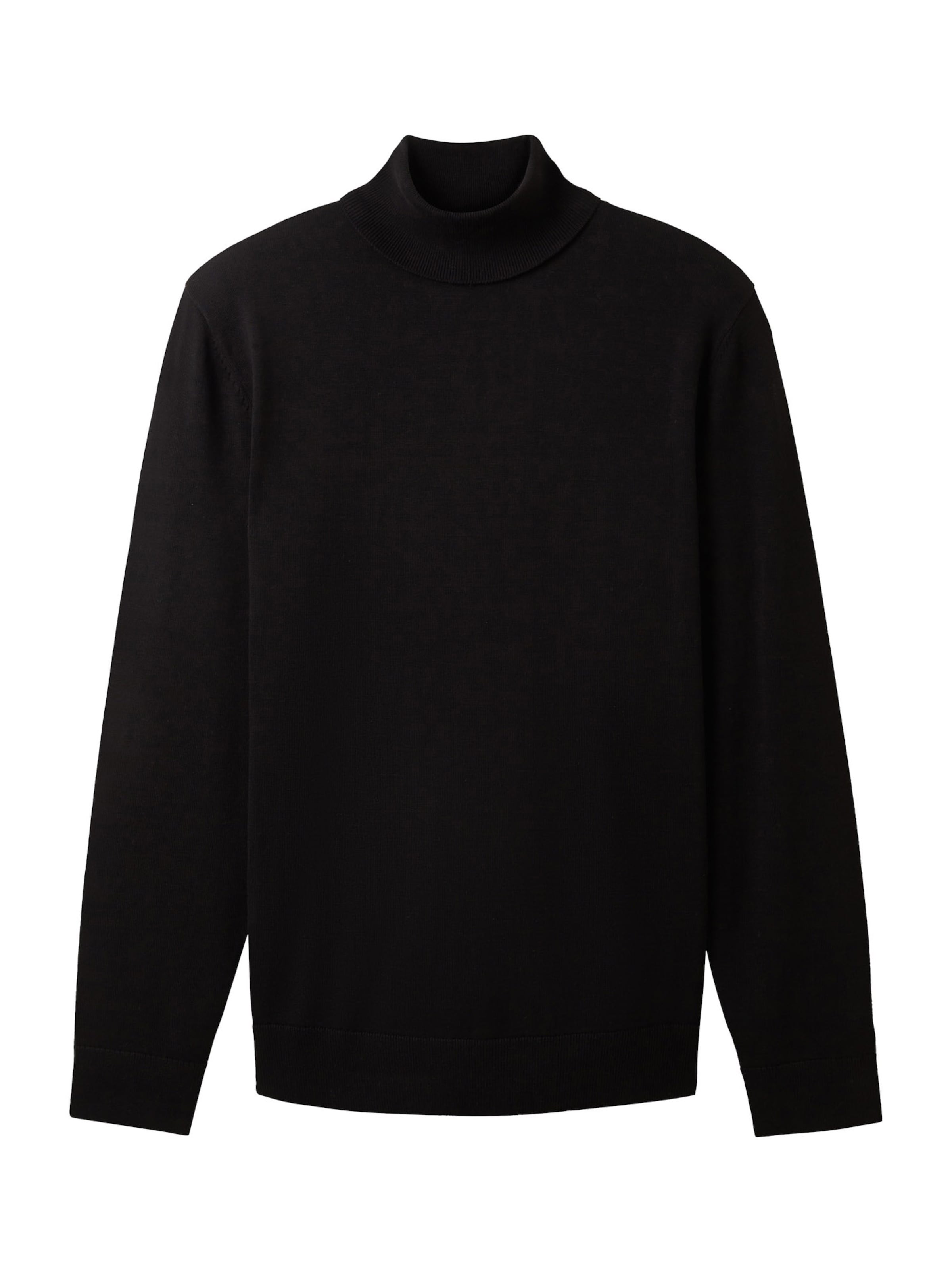 TOM TAILOR Trui in Zwart: voorkant