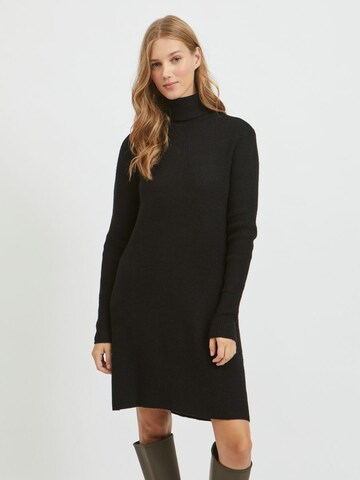 VILA Dress in Black: front