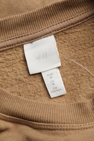 H&M Sweatshirt & Zip-Up Hoodie in M in Beige